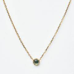 blue topaz chain necklace