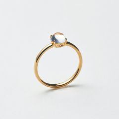 royal blue moon stone & diamond ring